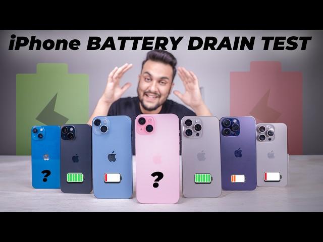 ULTIMATE All iPhone Battery DRAIN Test!  - 2023