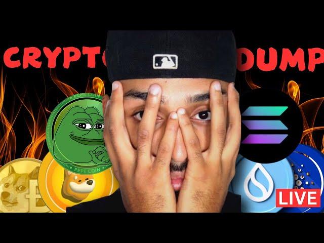 CRYPTO DUMMMMMPPPP!!! XRP, PEPE, SOLANA, SUI, HBAR, AND MORE ALL DOWN BAD!