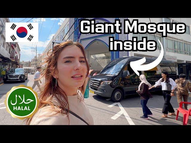 GIANT MOSQUE in Korea? | Seoul's "Muslim Street" (+ Halal Food)  [자막포함]