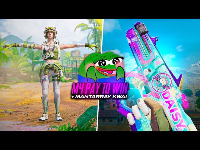 Nueva M4 pay to win y Mantarray Kwai (fuí full skin de otaku ) | COD mobile