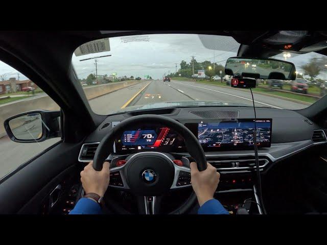 2024 BMW M3 Competition xDrive - POV Test Drive | 0-60