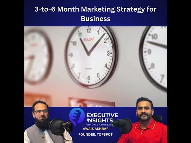 3-6 Month Marketing Strategy for Businesses | Executive Insights w/ Owais Ahmad Khan & Awais Ashraf