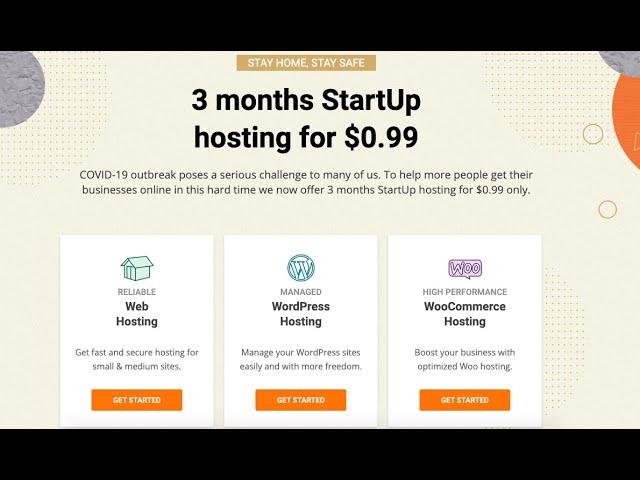 Siteground Hosting for 99 cents ($0.99) for 3 Months: 97% discount Offer (33 cents/month)