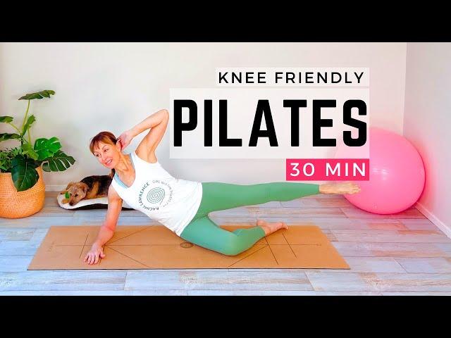 30 Minute Knee Friendly Pilates Workout | No Equipment Mixed Ability Pilates