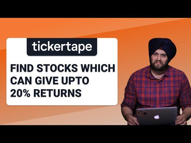 How to find stocks in 5 minutes? Screener tutorial #tickertape