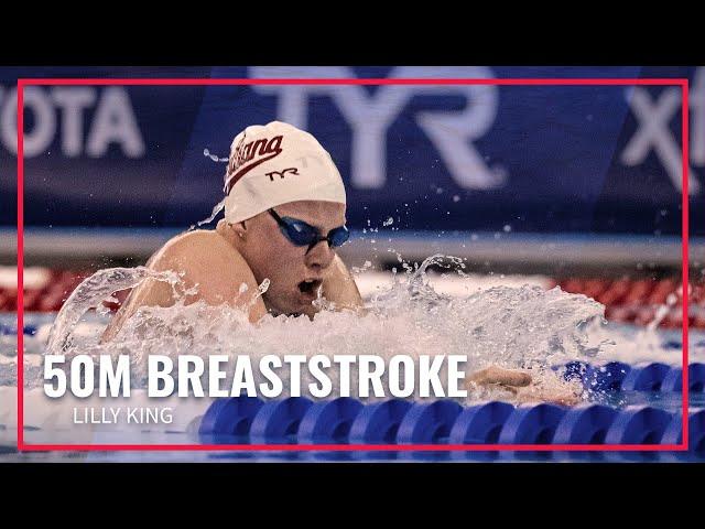 Winner Lilly King | 50 Breaststroke A Final | Phillips 66 International Team Trials