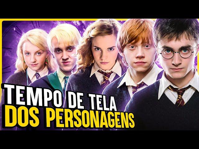 TOP 100 PERSONAGENS DE HARRY POTTER POR TEMPO DE TELA NOS FILMES