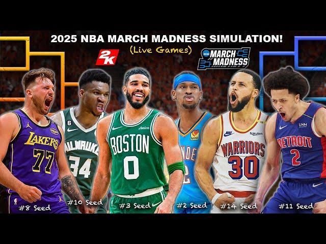 What If The NBA Had a 30 Team "March Madness" Playoff Tournament?! (2K25 Simulation)