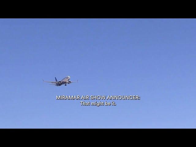 Alaska Airlines flyover at the 2024 Miramar Air Show