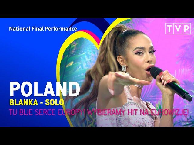 Blanka - Solo | Poland  | National Final Performance | Eurovision 2023