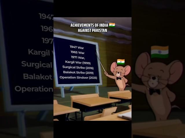 War Achievements of India & Pakistan  India Pakistan War || Tom and Jerry Version