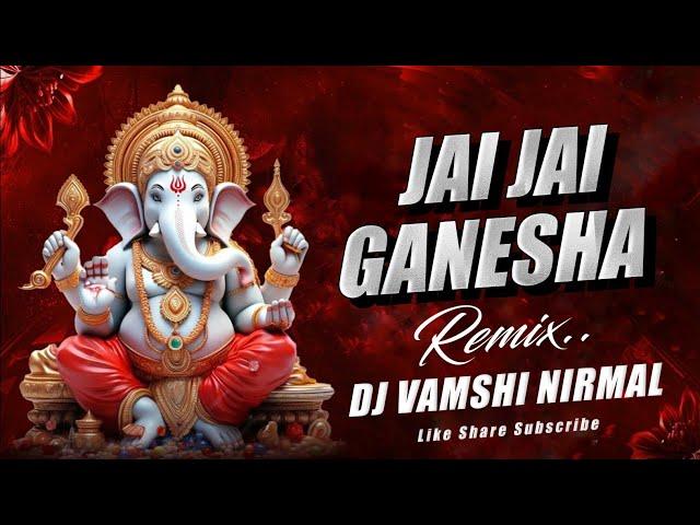 JAI JAI GANESHA 2024 DJ SONG || DANDIYA HARD BASE MIX || DJ VAMSHI NIRMAL