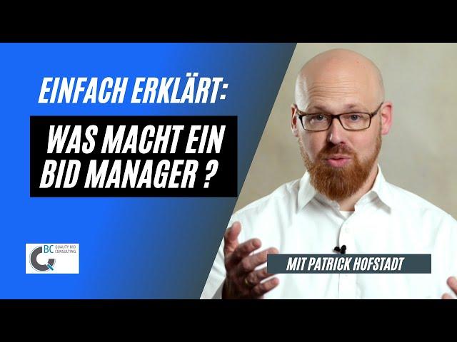 Erklärt: Was macht ein Bid Manager