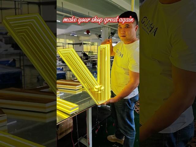 No one's LED sign is cooler than mine #sign #signage #design#signagedesign #ledlight #signature