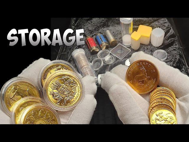 Storing Gold, Capsules and Tubes To Protect Your Coins