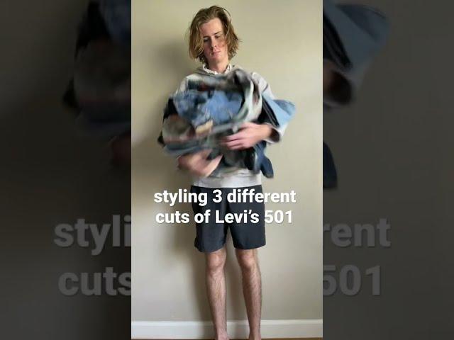 Vintage Levi’s 501 Try On Haul - Styling the 3 best cuts of the Levi’s 501 #shorts #levis #vintage
