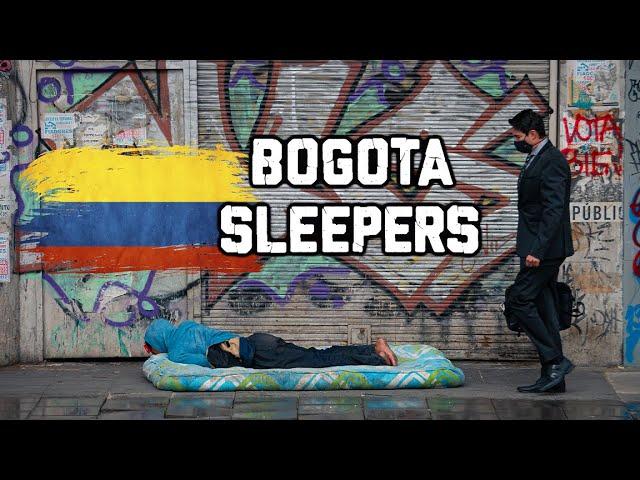 BOGOTA SLEEPERS People sleeping on the streets #39