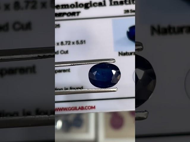 Natural Blue Sapphire 5.08 CT Semi-Transparent fantaxtic Quality IRFAN KHAN Call Me  03313161893