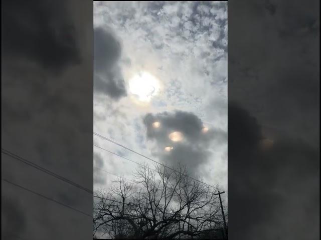 UFO hiding inside a cloud ️