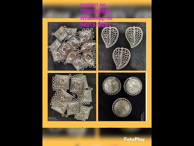 Oxidised jewellery raw material #rakhi chams#jewellery making meterial #wholesale  retail supplier