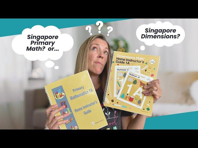 Singapore Math Grade 1 — Dimensions Math or Primary Mathematics?