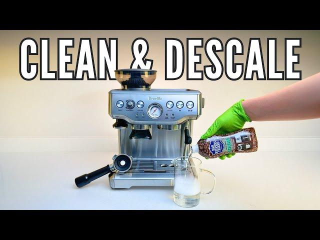 How to Clean and Descale the Breville Barista Express Coffee Maker Like A Pro!