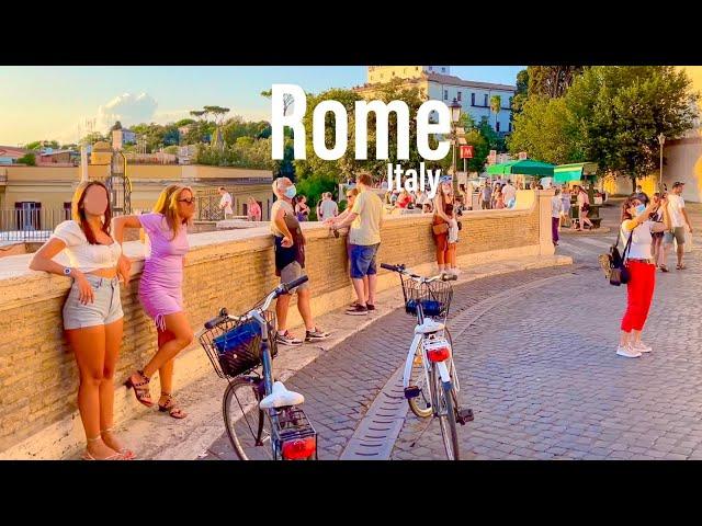 Rome, Italy  - Evening Walk - September 2021 - 4K-HDR Walking Tour (▶103min)