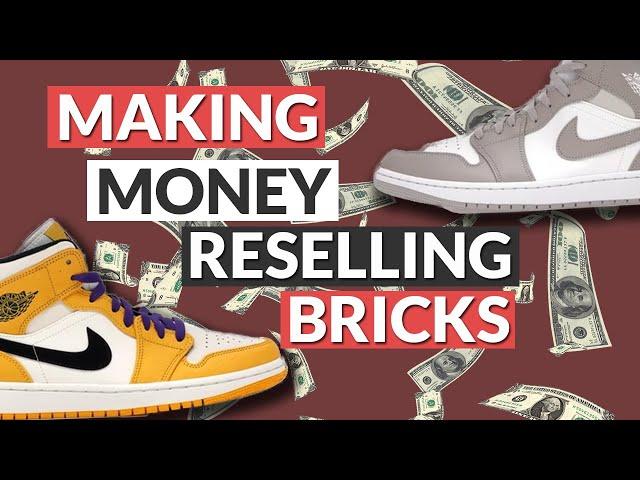 How To Make CRAZY Profits By Reselling Brick Sneakers! Brick Flipping Sneakers.