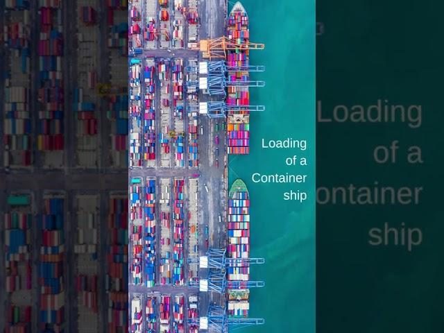 Loading of a Container Ship