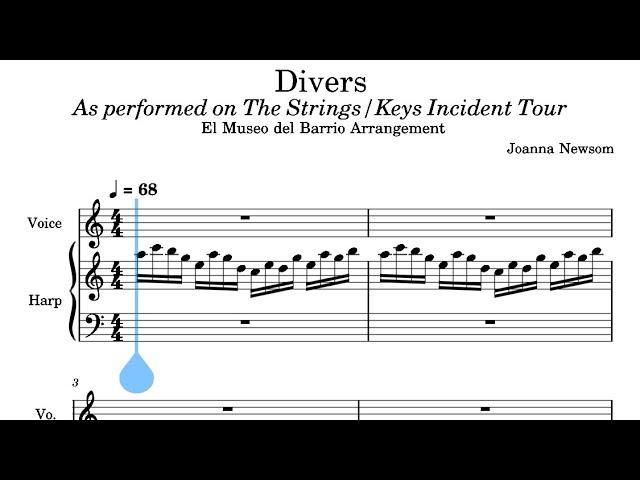 “Divers” Joanna Newsom piano tutorial by bjorksdottir