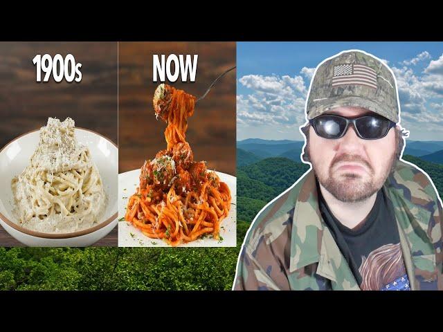 I Cooked 100 Years Of Pasta (Guga Foods) - Reaction! (BBT)