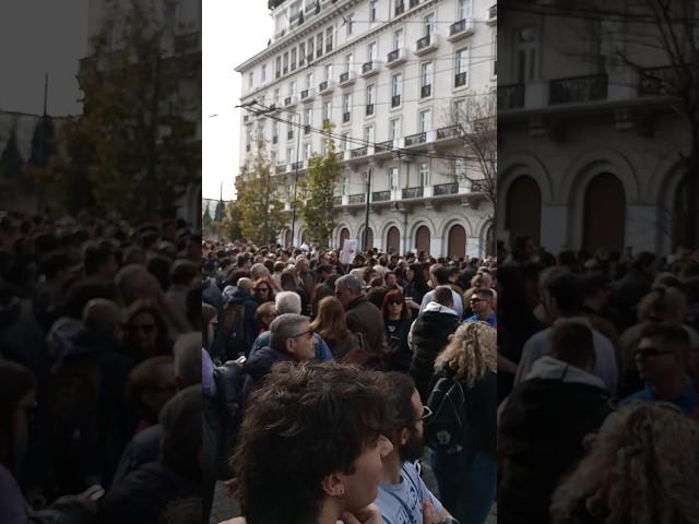 Crowds Syntagma, Athens 