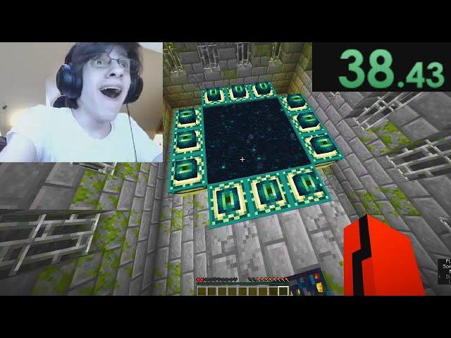 Minecraft 1.16 Speedrun (0:43) [WORLD RECORD] (SUB MINUTE!!)