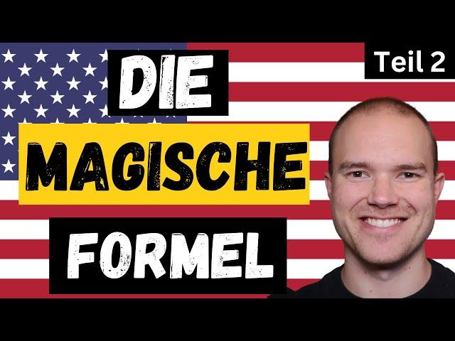 Englisch lernen für Anfänger - Die MAGISCHE Formel  Präsens & Vergangenheit