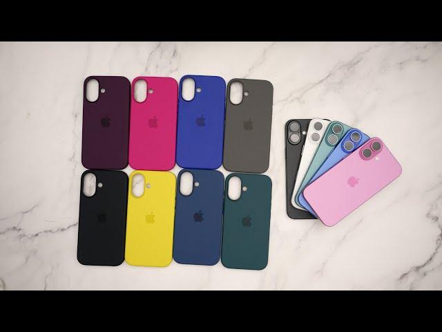 Every iPhone 16 Apple Silicone Cases on All iPhone 16 Colors!