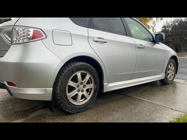 Subaru Impreza RS khanacross build - part 4 - fitting rally tyres