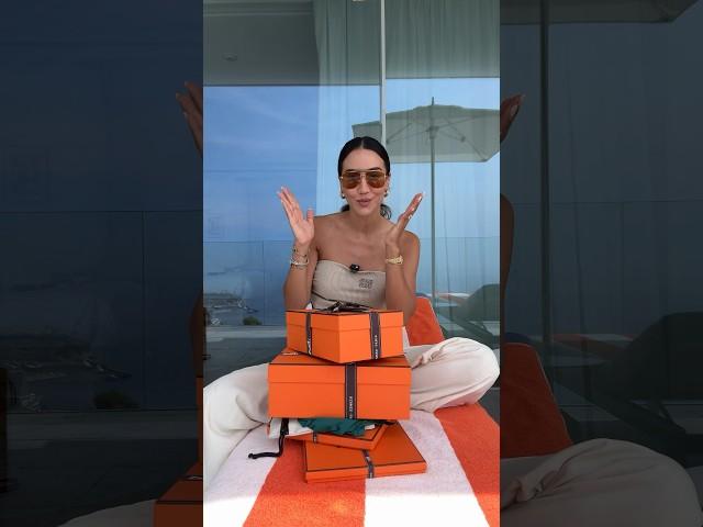 What Did I Buy at Hermès Monaco? Unbox These Boxes with Me! #shorts