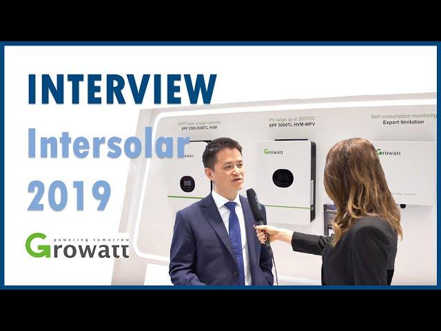 pv magazine Growatt Interview at Intersolar Europe 2019