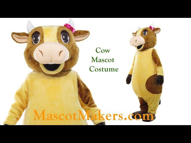 Cow custom mascot costume