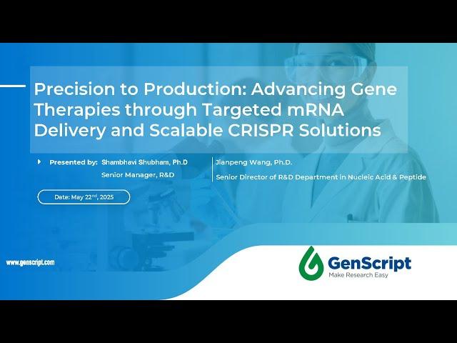 Advancing Gene Therapies through Targeted mRNA Delivery and Scalable CRISPR Solutions