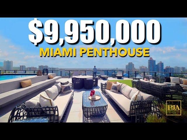 Touring a $10 Million Dollar | Miami Penthouse at Prive Island | Peter J Ancona