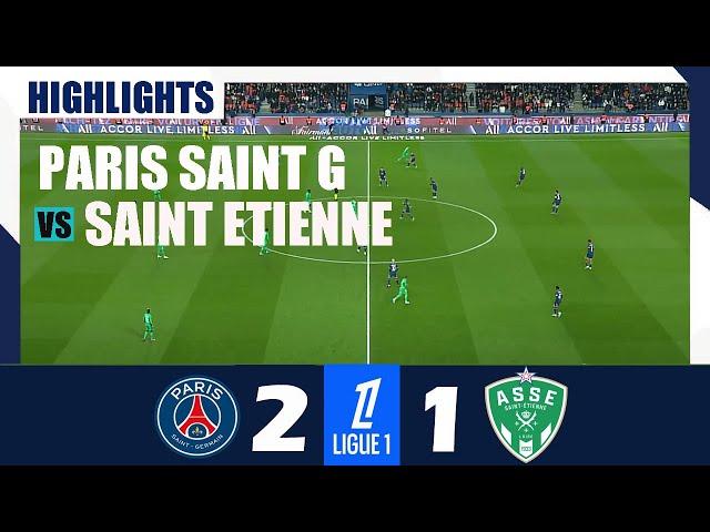 PSG vs Saint Etteine 2-1 | 2025 Ligue 1 | Match Highlights