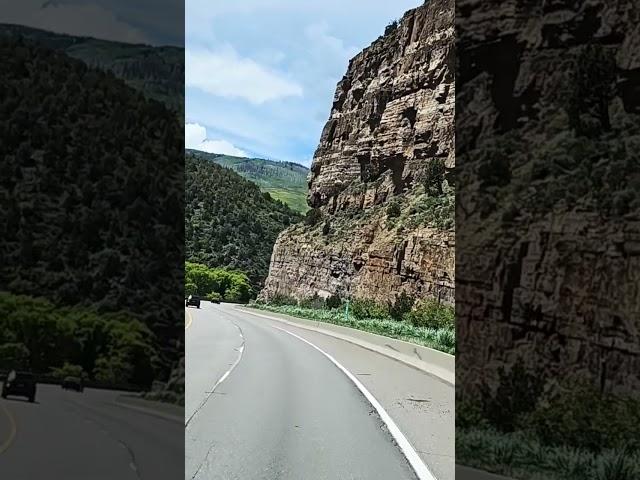 #1minuteshorts of our drive through #glenwood #canyon #lifeofatrucker #galaxys23ultra #beautiful