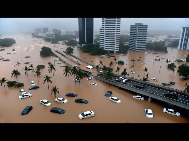 Now the Philippines is under water! Streets and houses are sinking in Albay