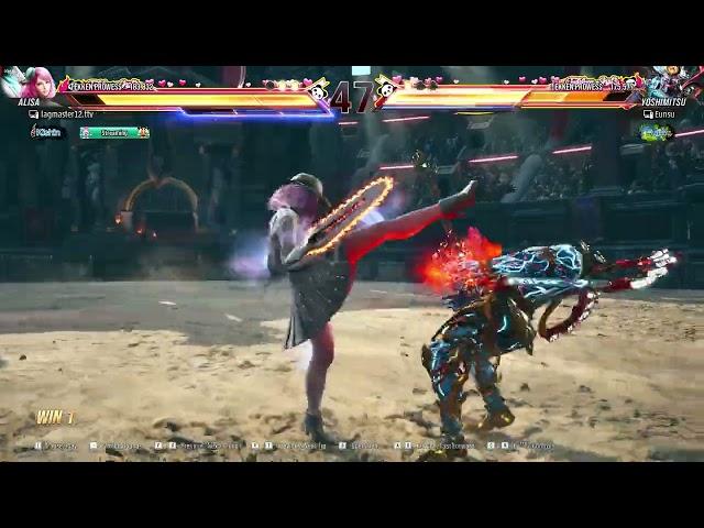 FIRST Alisa Tekken 8 Death Combo in real match