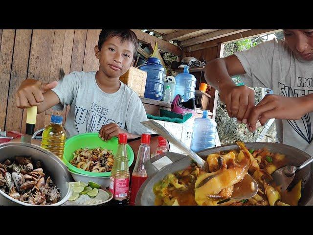 Kerang Tumis Saus Tiram, Master Cilik Unjuk Skil Masak.