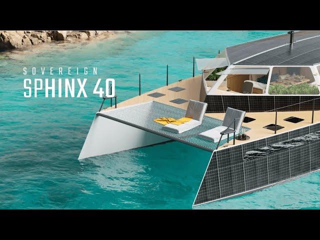 Meet Our Solar-Electric Catamaran, The Sovereign Sphinx 40 - 40 Feet of Self-Sufficiency