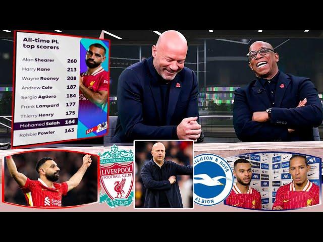 Liverpool vs Brighton 2-1 Salah Go CRAZY on Fire  Arne Slot Top the League & Ian Wright Reaction