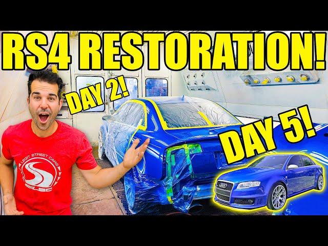 We Finished The Audi RS4 Rescue In 5 Days! Car Perfection Unlocked!