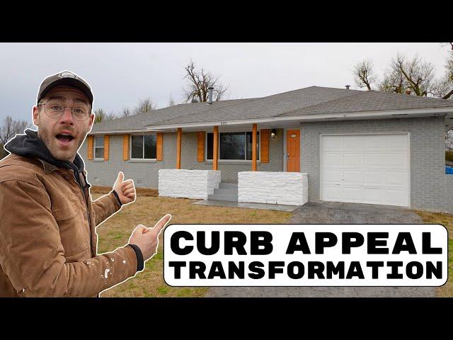 I Spent $750 To Gain $7,500 in Equity!! DIY Curb Appeal Transformation